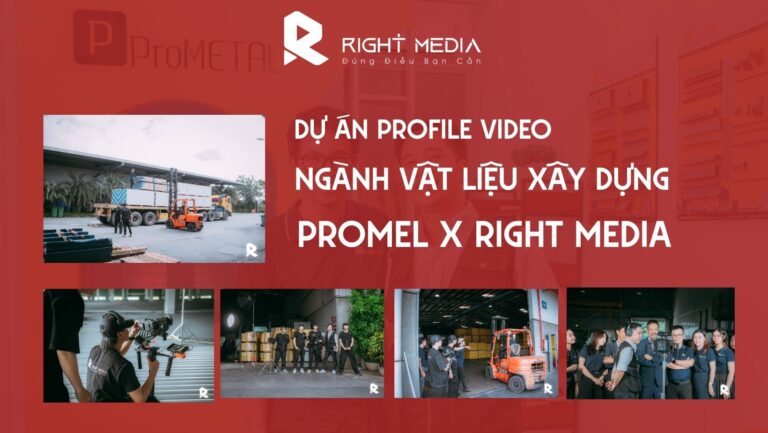 Dự án profile video giới thiệu doanh nghiệp ngành vật liệu xây dựng hoàn thiện ProMETAL