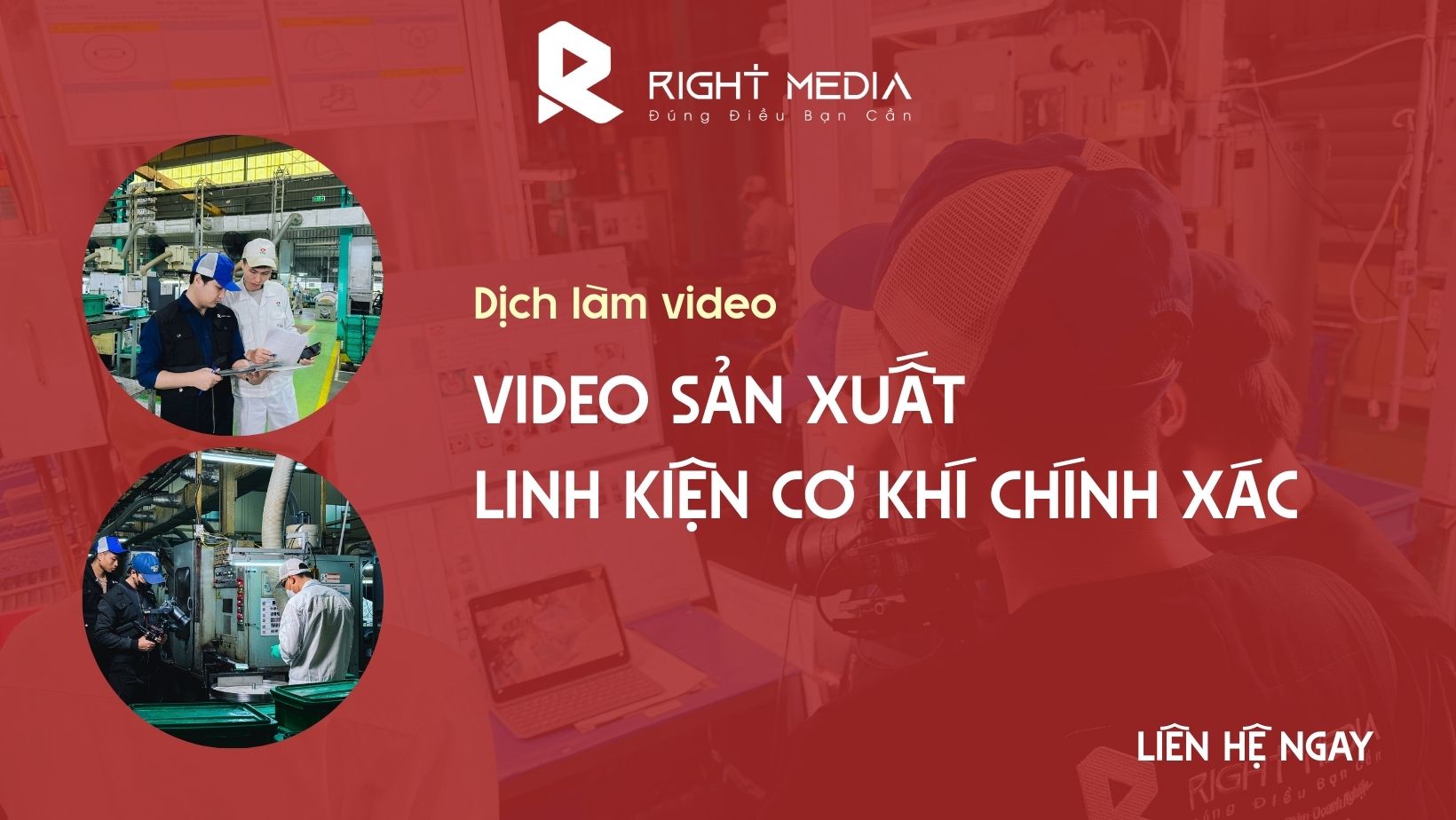 Dịch vụ làm video sản xuất linh kiện cơ khí chính xác