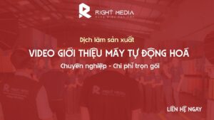Dịch vụ sản xuất video giới thiệu máy tự động hoá