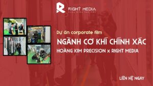 Dự án corporate film ngành cơ khí chính xác Hoang Kim Precision