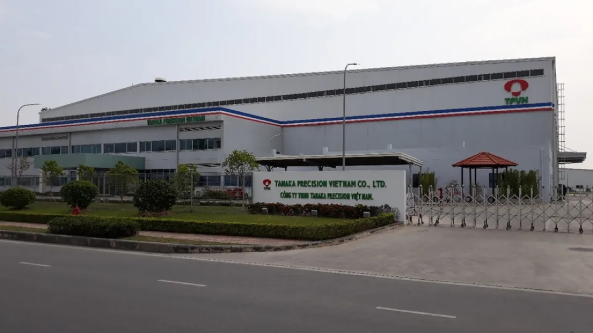 Nhà máy Tanaka Precision Vietnam tại KCN Thăng Long II, Hưng Yên