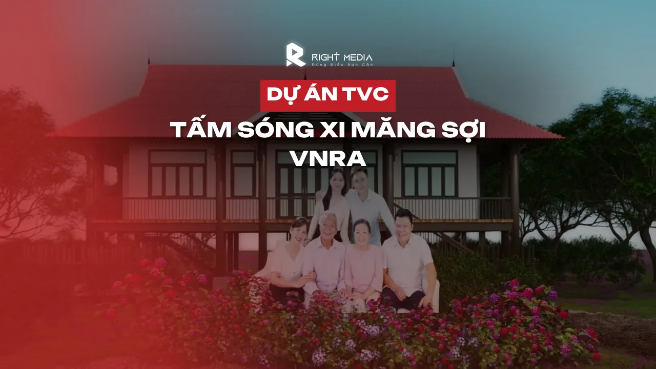 TVC tấm sóng xi măng sợi VNRA phát sóng truyền hình cho người xem nông thôn
