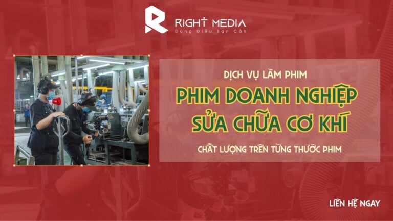 Dịch vụ làm phim doanh nghiệp sửa chữa thiết bị cơ khí