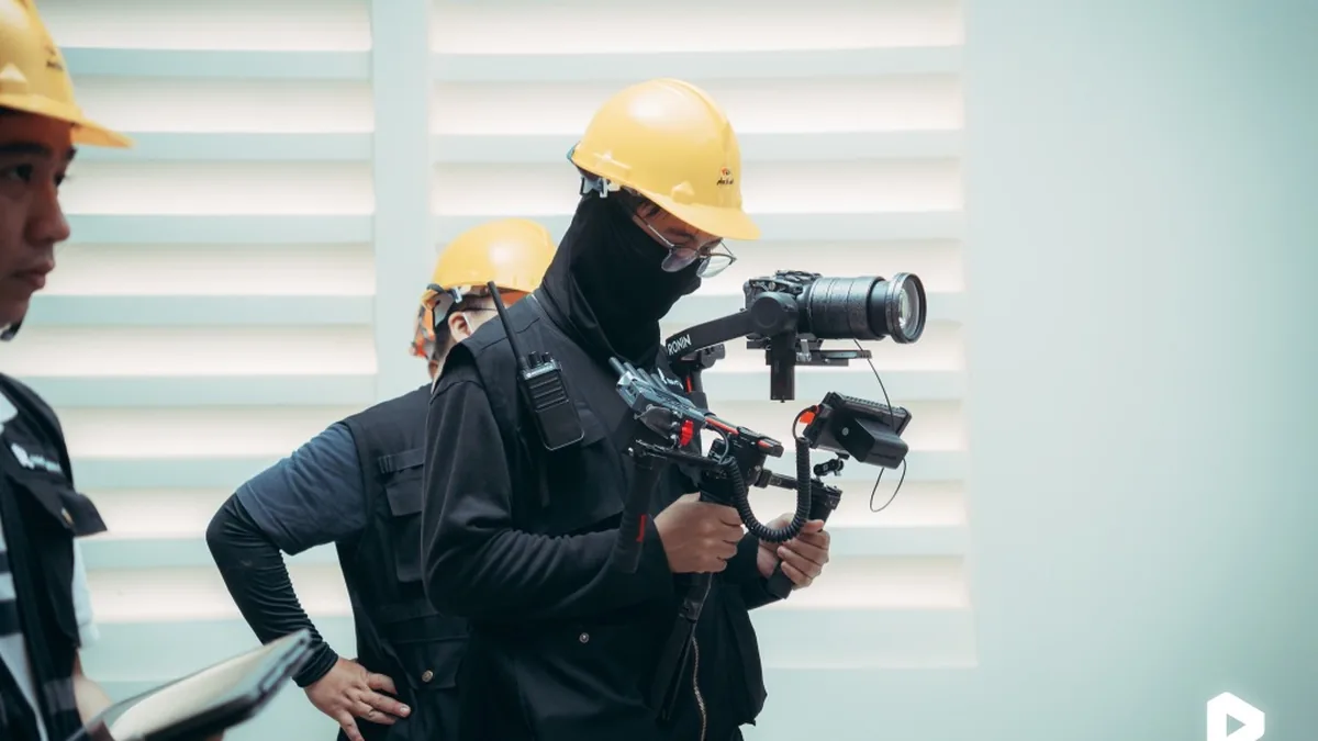 Buổi quay TVC vật liệu DOTACO tại studio