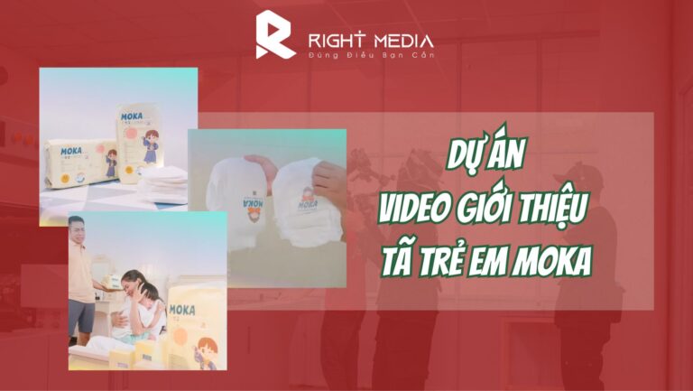 Dự án video giowis thiệu sản phẩm tã trẻ em Moka