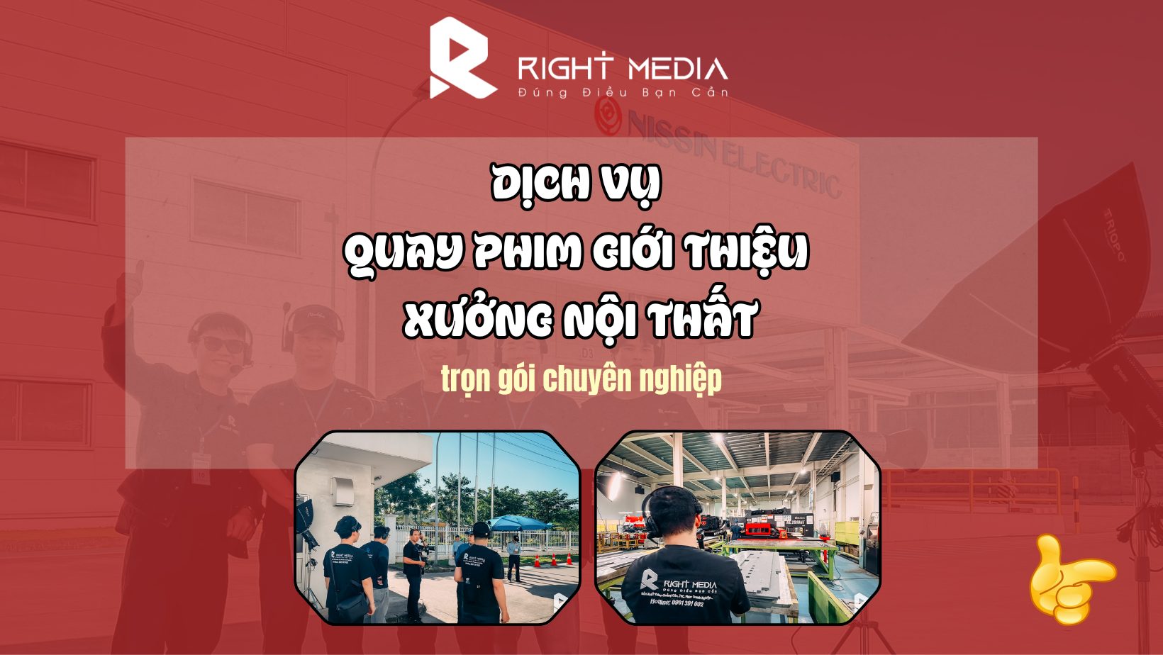 Dịch vụ quay phim giới thiệu xưởng nội thất chuyên nghiệp