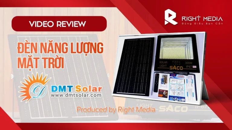 Dự án video review đèn năng lượng mặt trời: DMT Solar