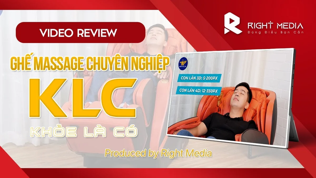Video review phân biệt con lăn 2D 3D 4D 5D do Right Media sản xuất cho KLC