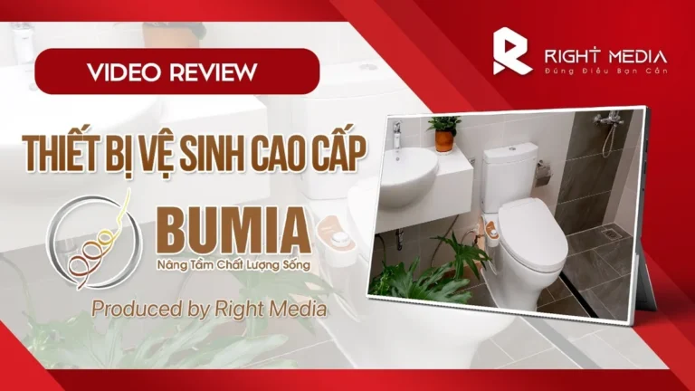 Dự án video review thiết bị vệ sinh thông minh: Bumia