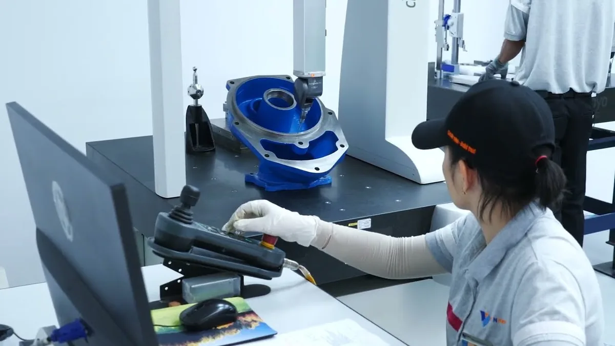 Phòng đo kiểm chi tiết cơ khí chính xác tại Việt Nhật