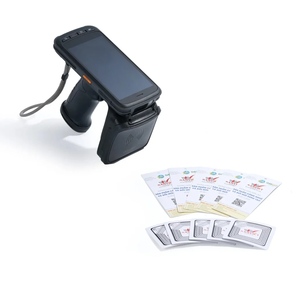 Máy đọc RFID cầm tay cùng tem RFID