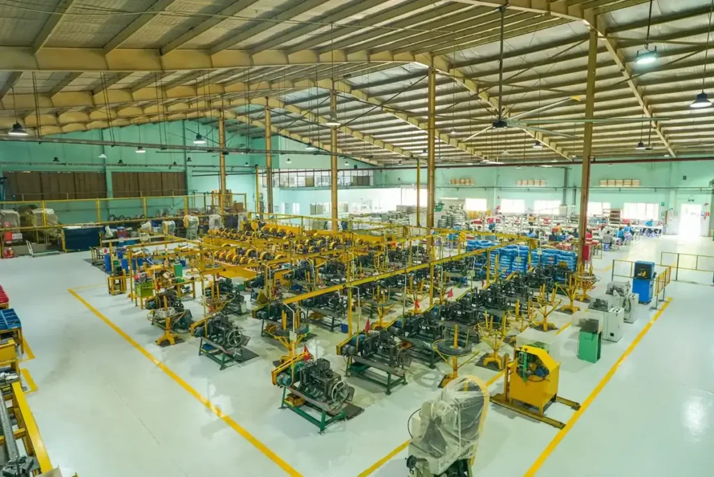 Xưởng máy dập linh kiện của Golden