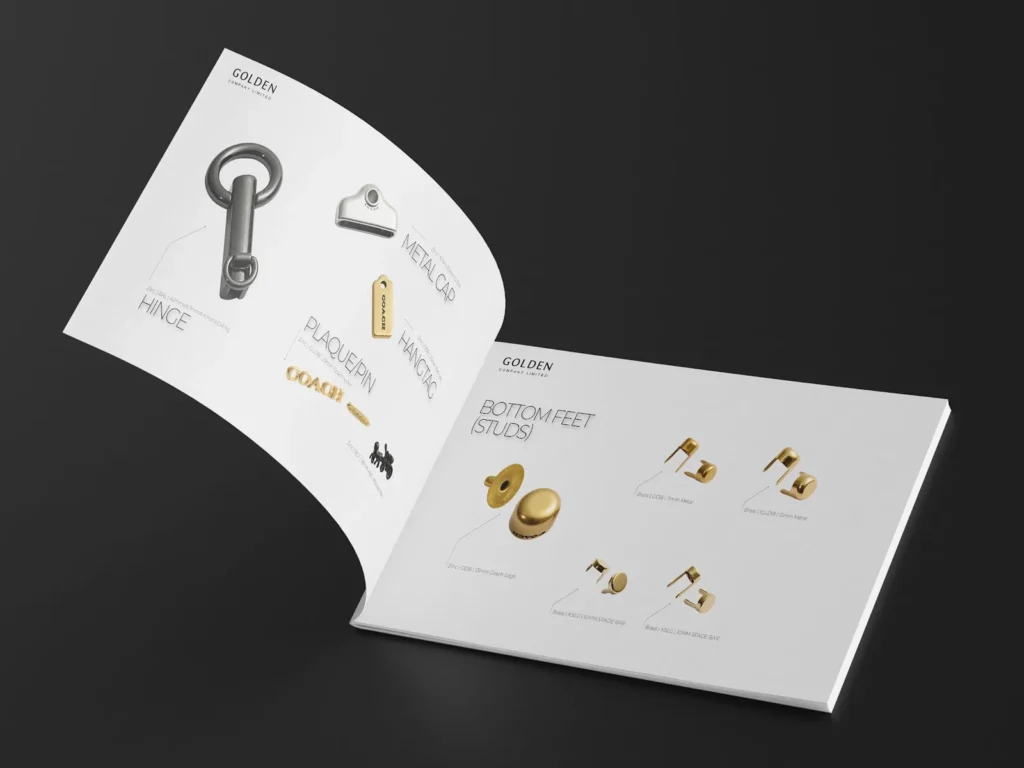Trang E-Catalogue giới thiệu móc khóa và khoen