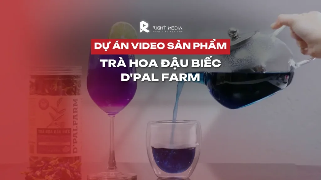 Dự án video hướng dẫn sử dụng trà hoa đậu biếc: D’Pal Farm