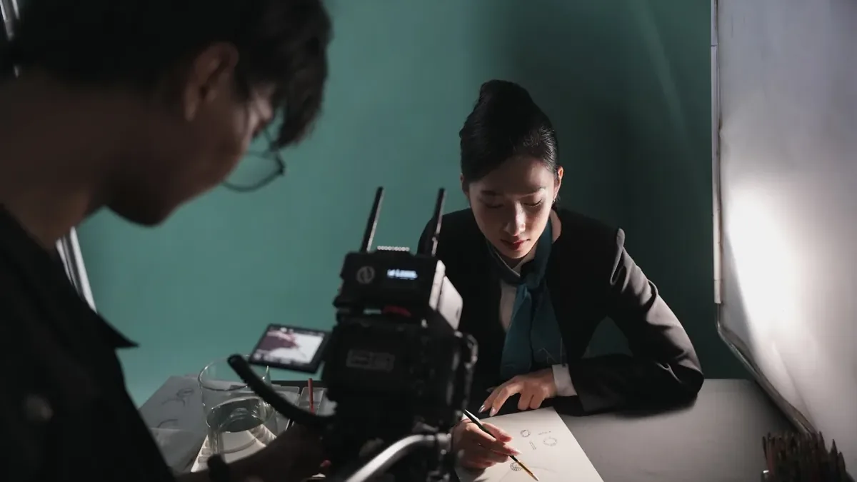 Quay cảnh phác thảo bản vẽ trong TVC trang sức MW Jewelry